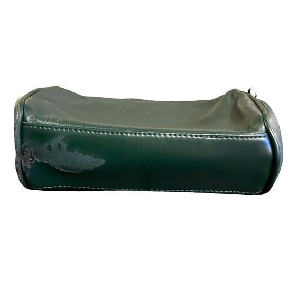 Giani Bernini Dark Green Pebbled Leather Small Crossbody Purse Shoulder Bag - Picture 8 of 12